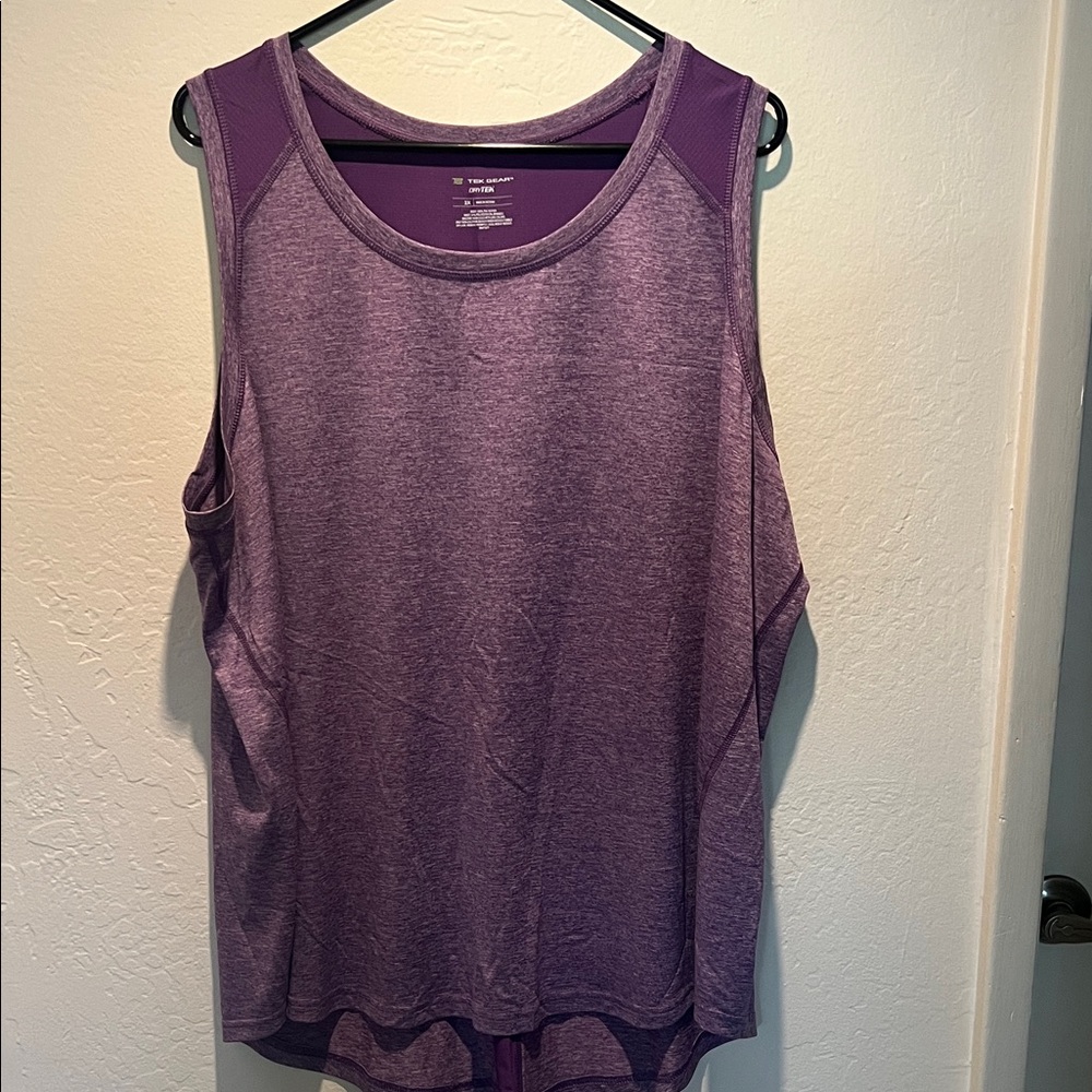 Tek Gear Women's Heathered Purple Tank Top
